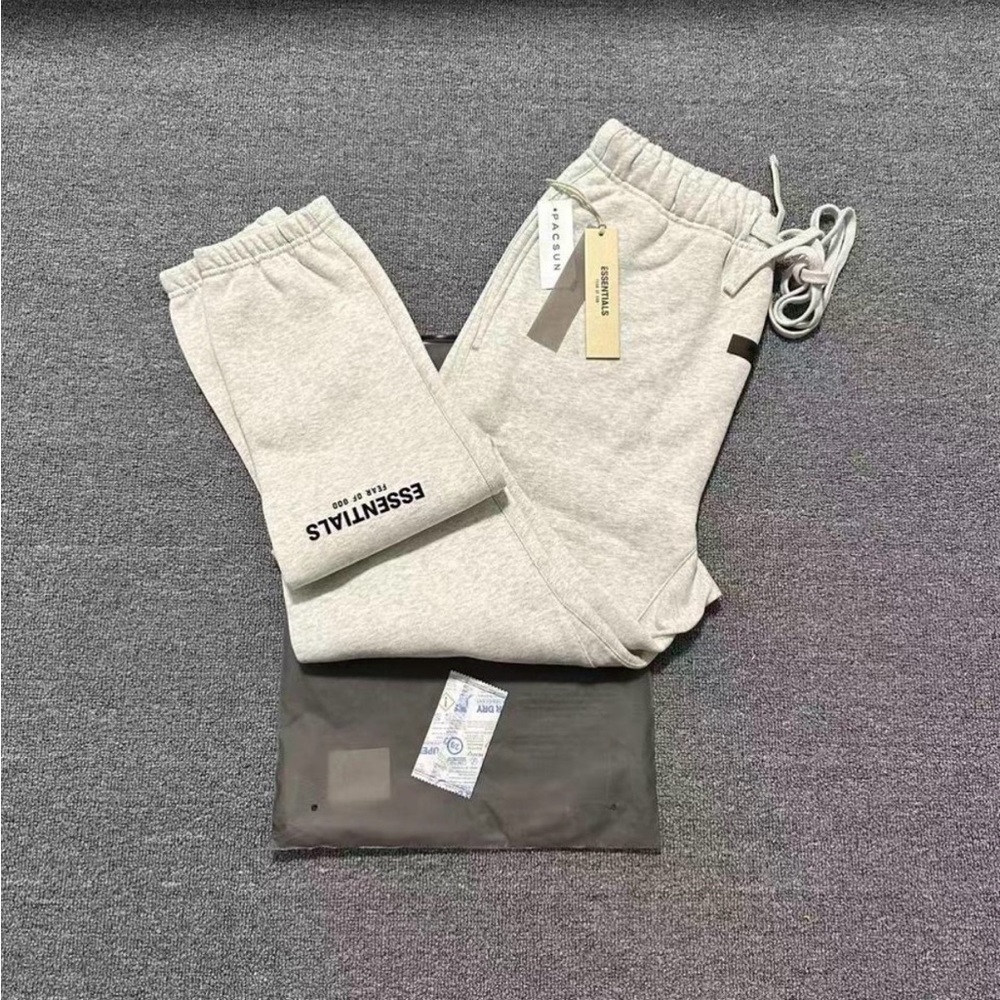 Fear of God Essentials Light Gray Sweatpants